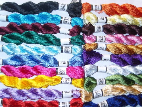 Neue seide handstickgarn - 20,